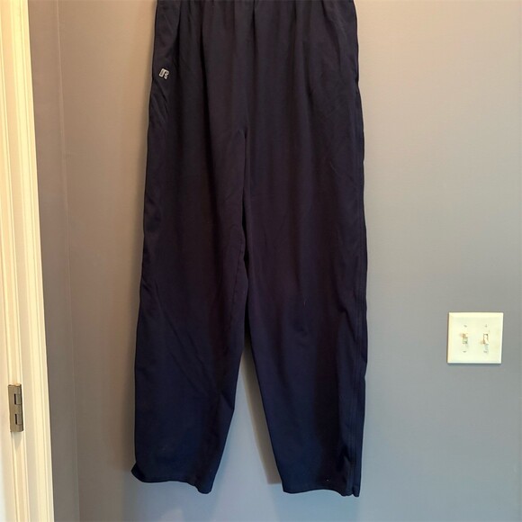 Russell Athletic Other - Russell Athletic Sweatpants Mens 2XL Navy Elastic Waist Side Pockets Logo